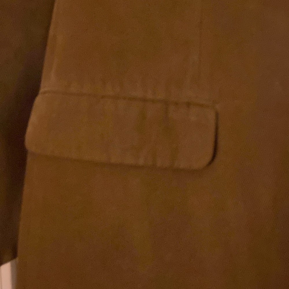 Men's Calvin Klein Dark Tan Blazer Size 50L - Picture 2 of 8